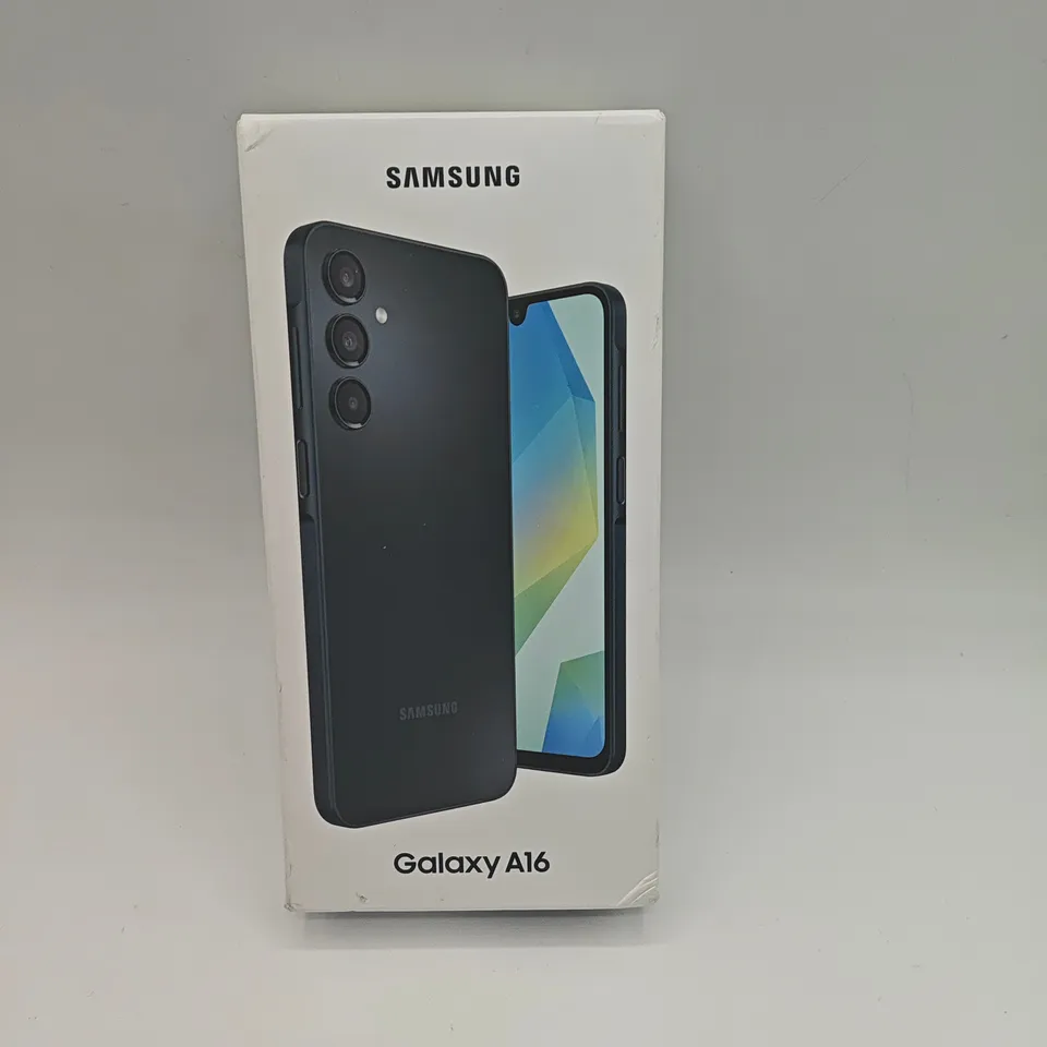 BOXED SAMSUNG GALAXY A16 4/128GB IN BLACK - SM-A165F