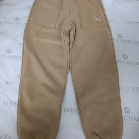 PUMA JOGGERS IN LIGHT BROWN - UK 9-10Y