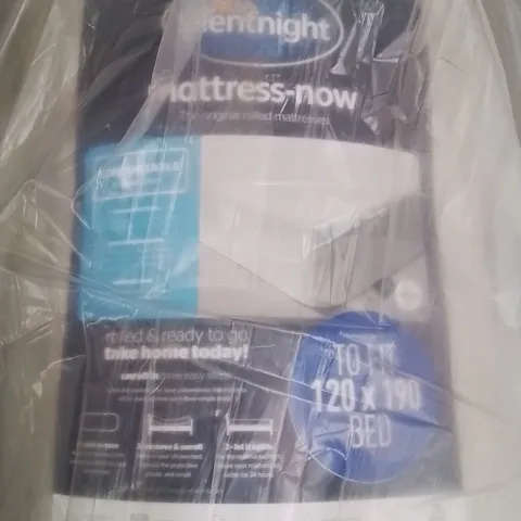 QUALITY BAGGED AND ROLLED SILENTNIGHT 4' SMALL DOUBLE FOAM MATTRESS 