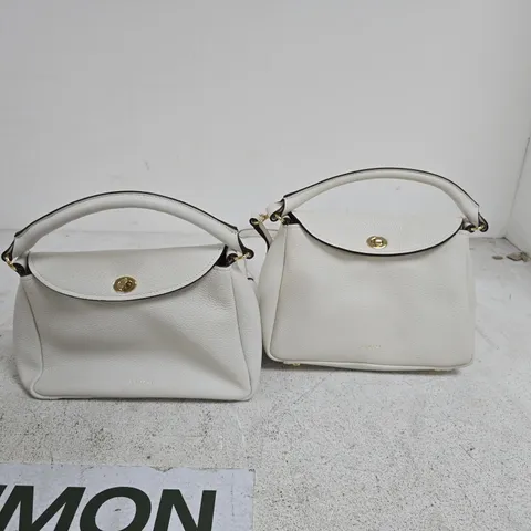 SET OF 2 WHITE RADLEY LEATHER BAGS