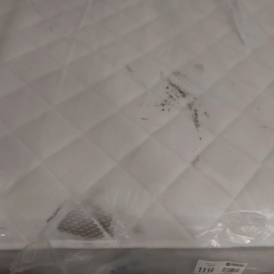 QUALITY BAGGED DOUBLE 135cm AIRSPRUNG LUXURY QUILTED MEDIUM MATTRESS