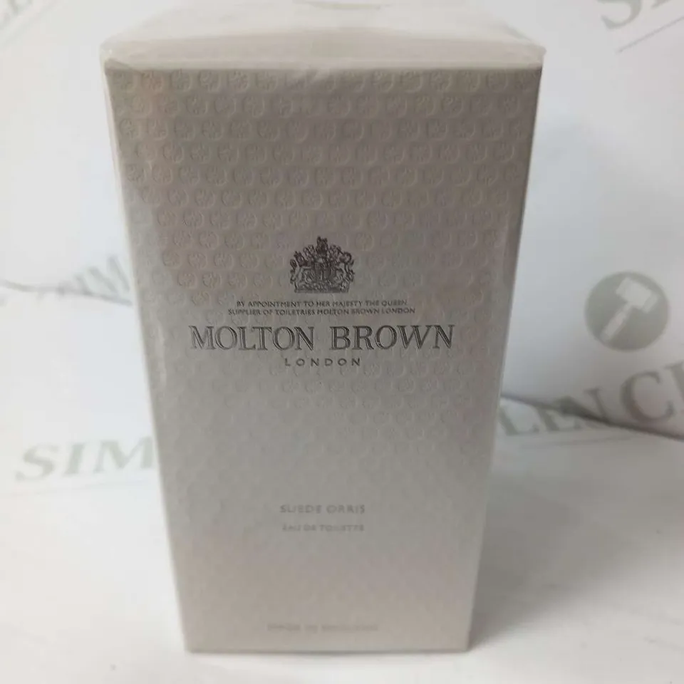 BOXED AND SEALED MOLTON BROWN LONDON SUEDE ORRIS EAU DE TOILETTE 100ML