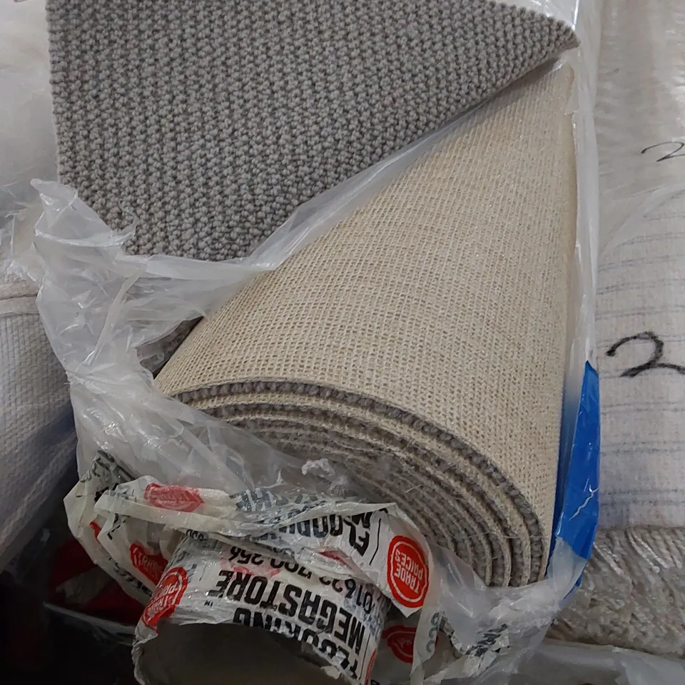 ROLL OF QUALITY MALABAR TWO FOLD COMAR HUSK CARPET // SIZE: APPROXIMATELY 4 X 4.4m