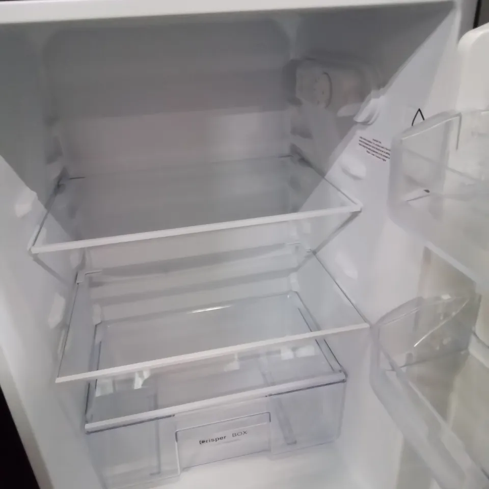 RUSSELL HOBBS LOW FROST FRIDGE FREEZER, 113L FRIDGE, 61L FREEZER - BLACK (50CM WIDE, 145CM HIGH) COLLECTION ONLY