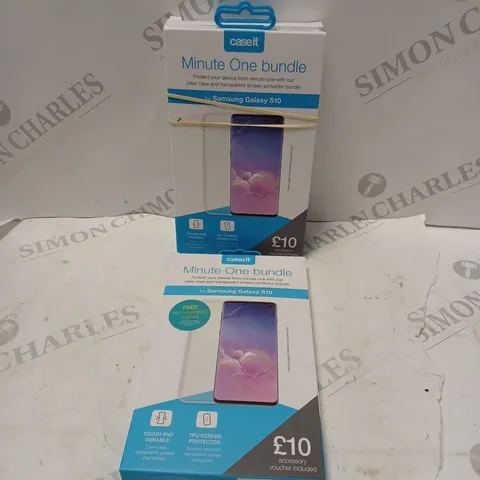 BOX OF APPROXIMATELY 25 MINUTE ONE BUNDLE FOR SAMSUNG GALAXY S10