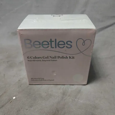 BOXED BEETLES 6 COLOURS GEL NAIL POLISH KIT
