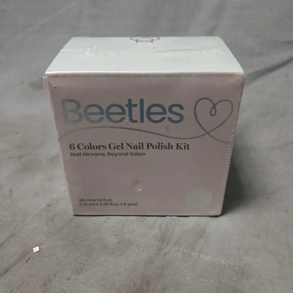 BOXED BEETLES 6 COLOURS GEL NAIL POLISH KIT