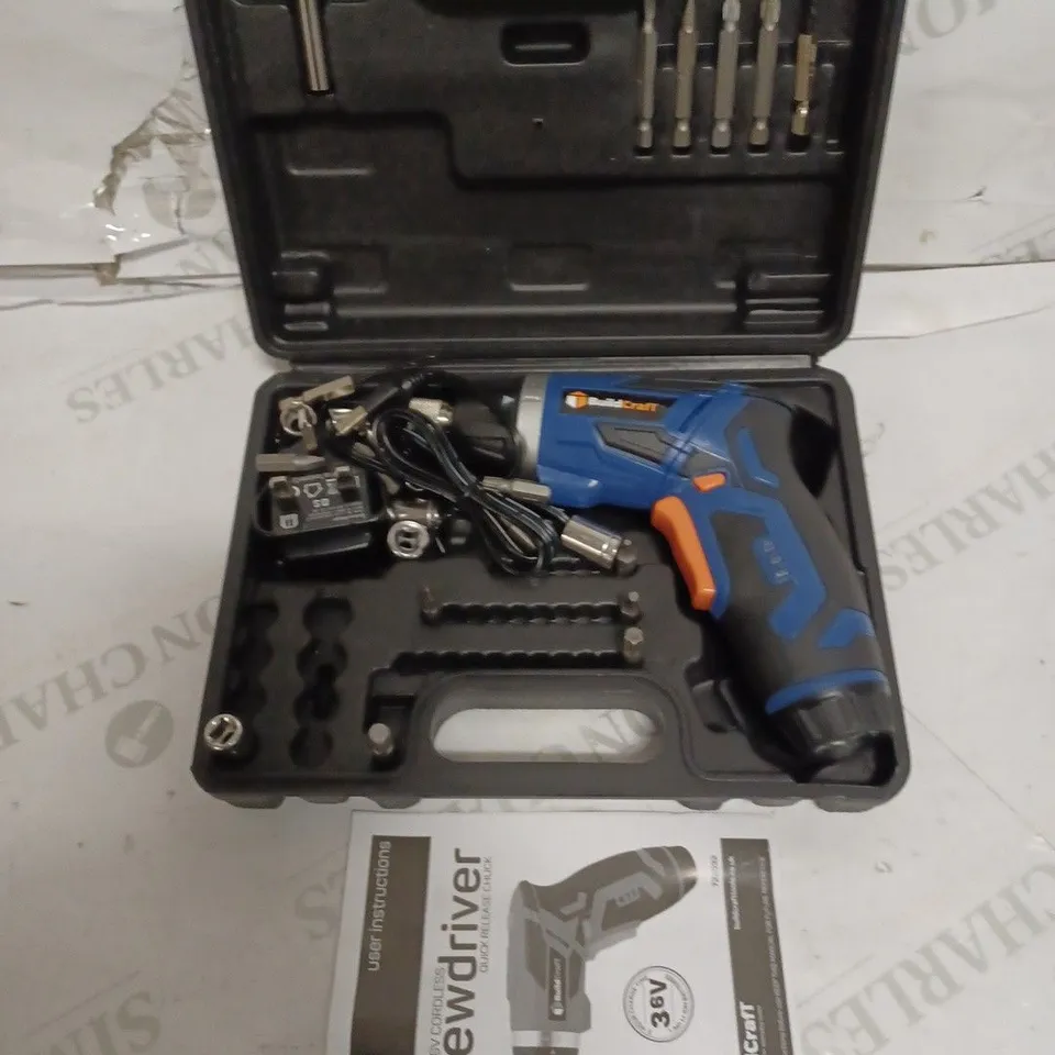 BUILDCRAFT TWIST HANDLE 3.6V SCREWDRIVER SET