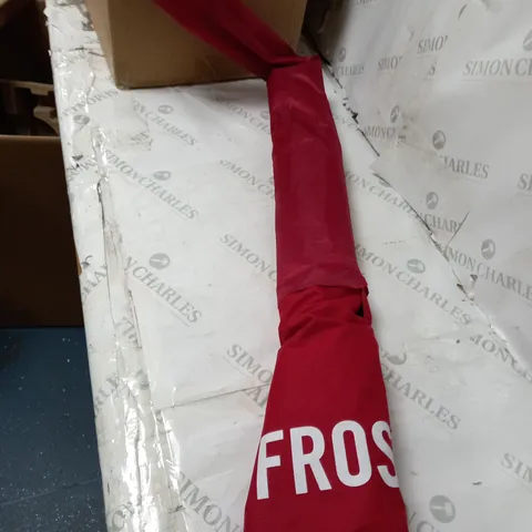 BOXED DELK FROSTGUARD PROTECTIVE VEHICLE WINDOW COVER SET IN RED