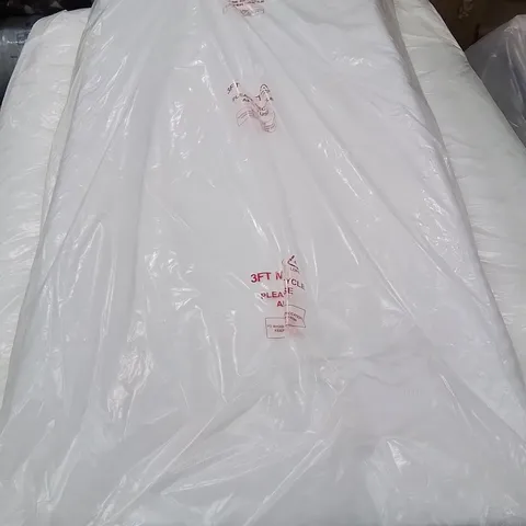 QUALITY BAGGED AERNE MEMORY FOAM SINGLE MATTRESS 