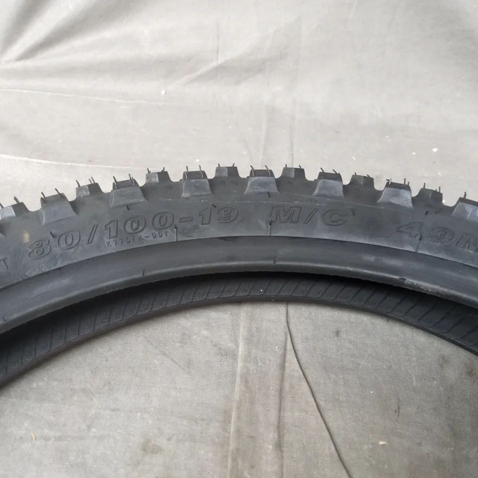 KENDA MOTORCYCLE TYRE 80/100-19 M/C 49M – BRAND NEW WITH LABELS