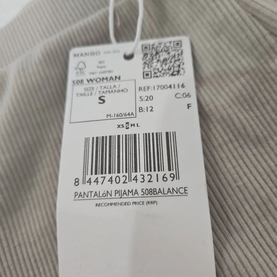 MANGO WOMEN’S PAJAMA TROUSERS – SIZE S