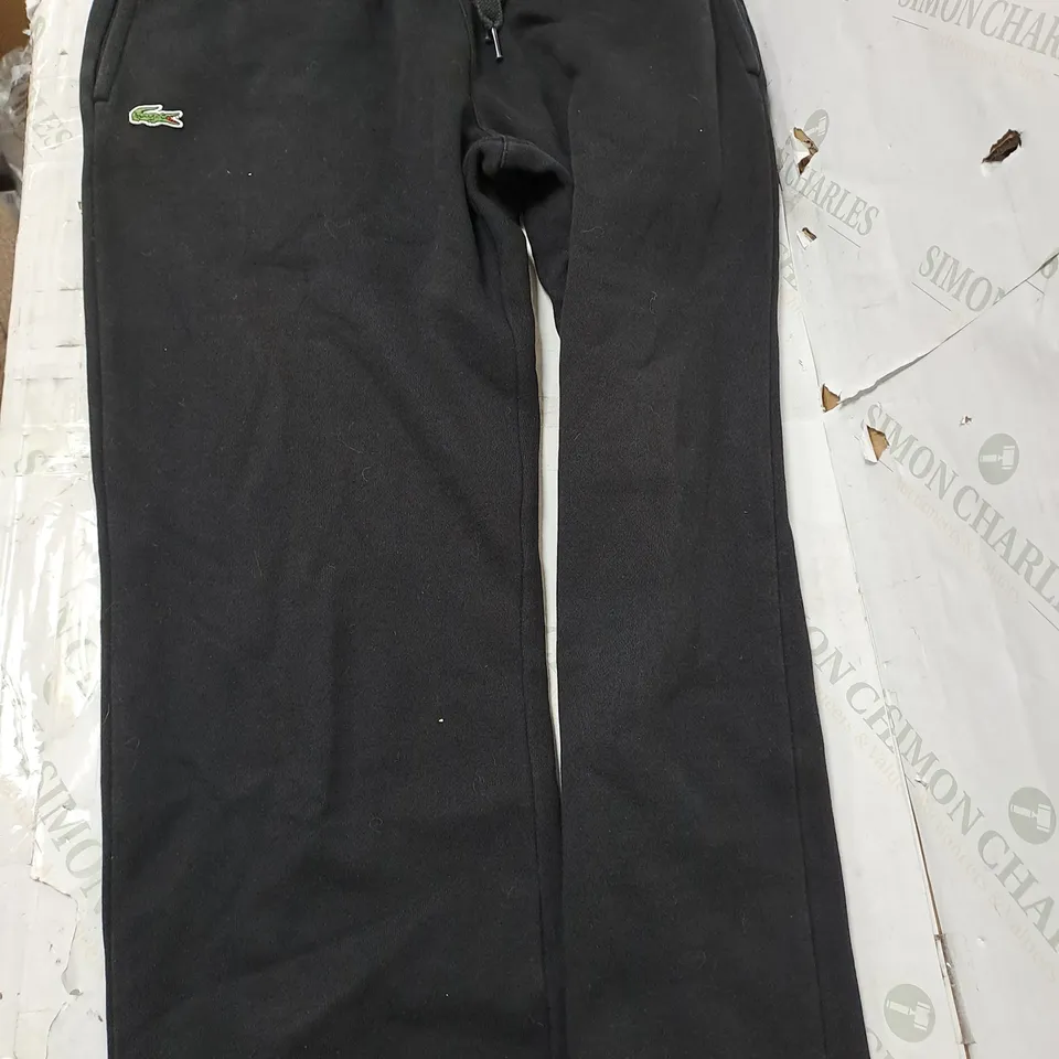 LACOSTE SPORTS BLACK JOGGING BOTTOM PANTS - US XS