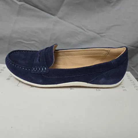 GEOX VEGA MOC A SUEDE – BLUE, WOMEN'S LOAFERS (EU 36 / UK 3)