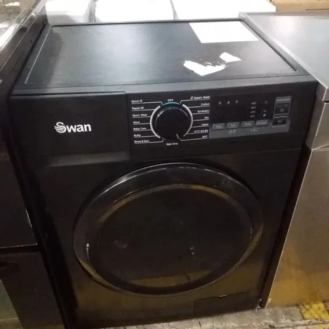 SWAN 8KG 1400 SPIN FREESTANDING WASHING MACHINE - BLACK