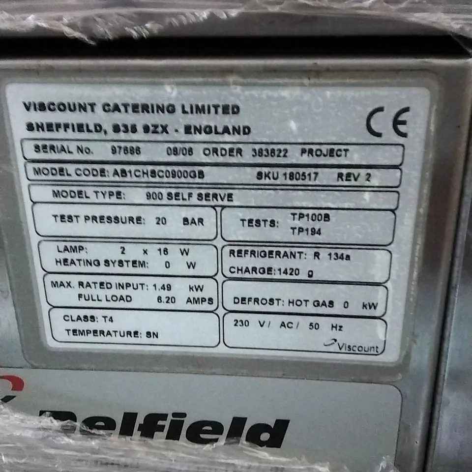 DELFIELD SELF SERVE 900 REFRIGERATOR DISPLAY CABINET