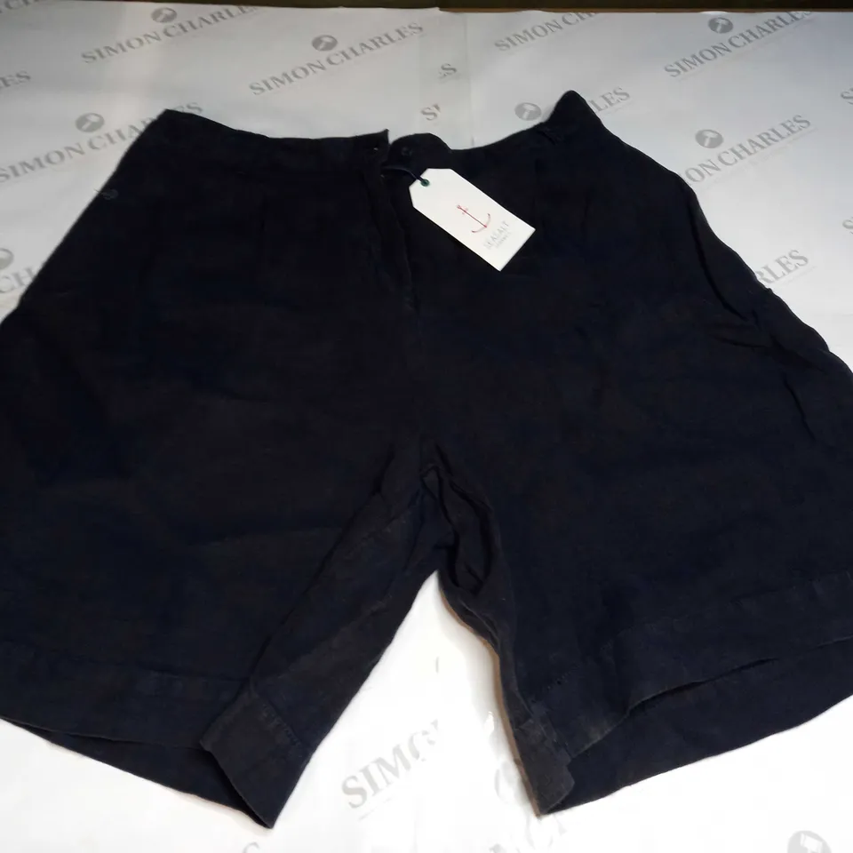 SEASALT CLOVER BLOOM SHORTS IN NAVY - UK 14