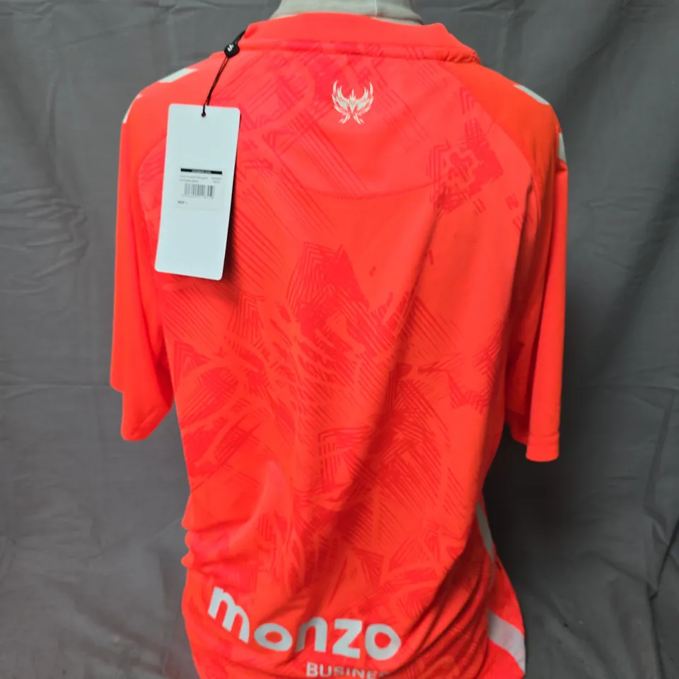 COVENTRY CITY FC FOOTBALL AWAY SHIRT – HUMMEL, MONZO SPONSOR, SIZE L, SIGNED