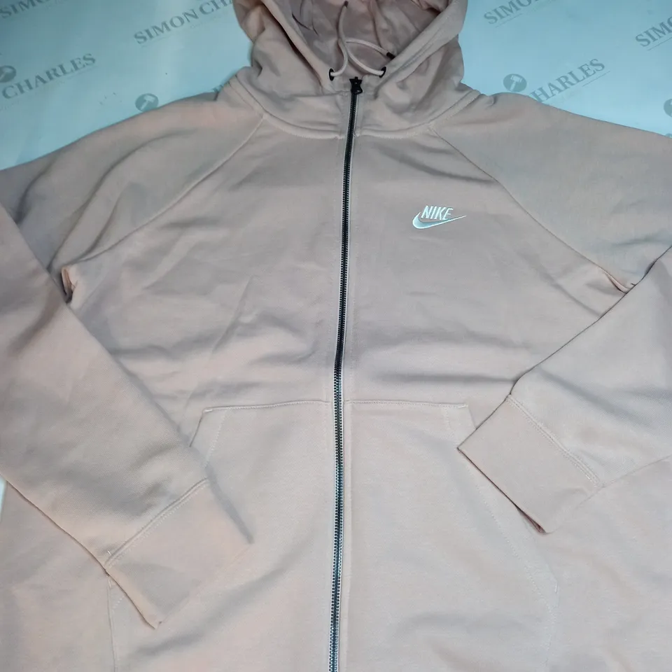 NIKE BLUSH ZIPPED JACKET SIZE L