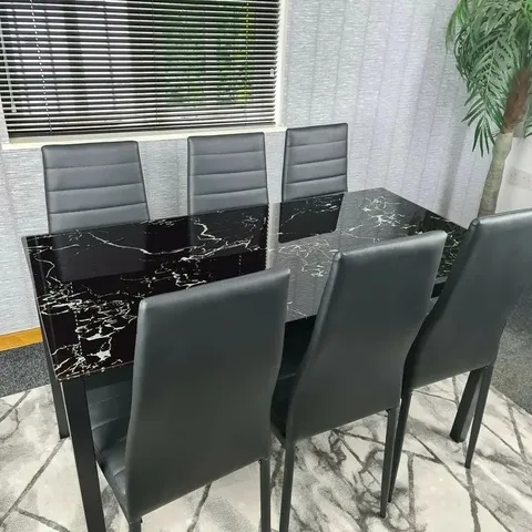 BOXED FRITZSCHE 6 PERSON DINING SET (2 BOXES)