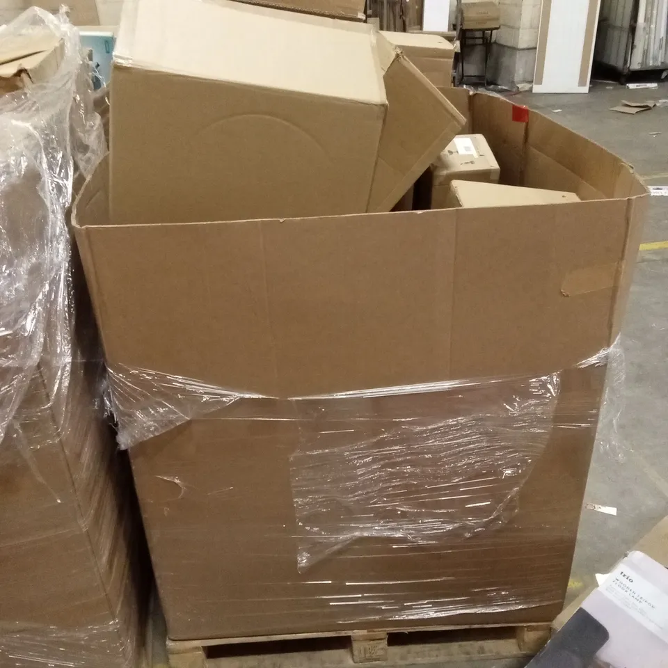 PALLET TO CONTAIN A LARGE QUANTITY OF DESIGNER HOME LIGHTING GOODS AND PRODUCTS 