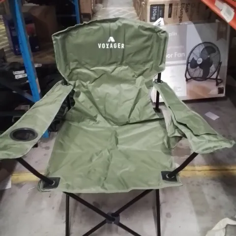 BAGGED VOYAGER CAMPING CHAIR ARMY GREEN 