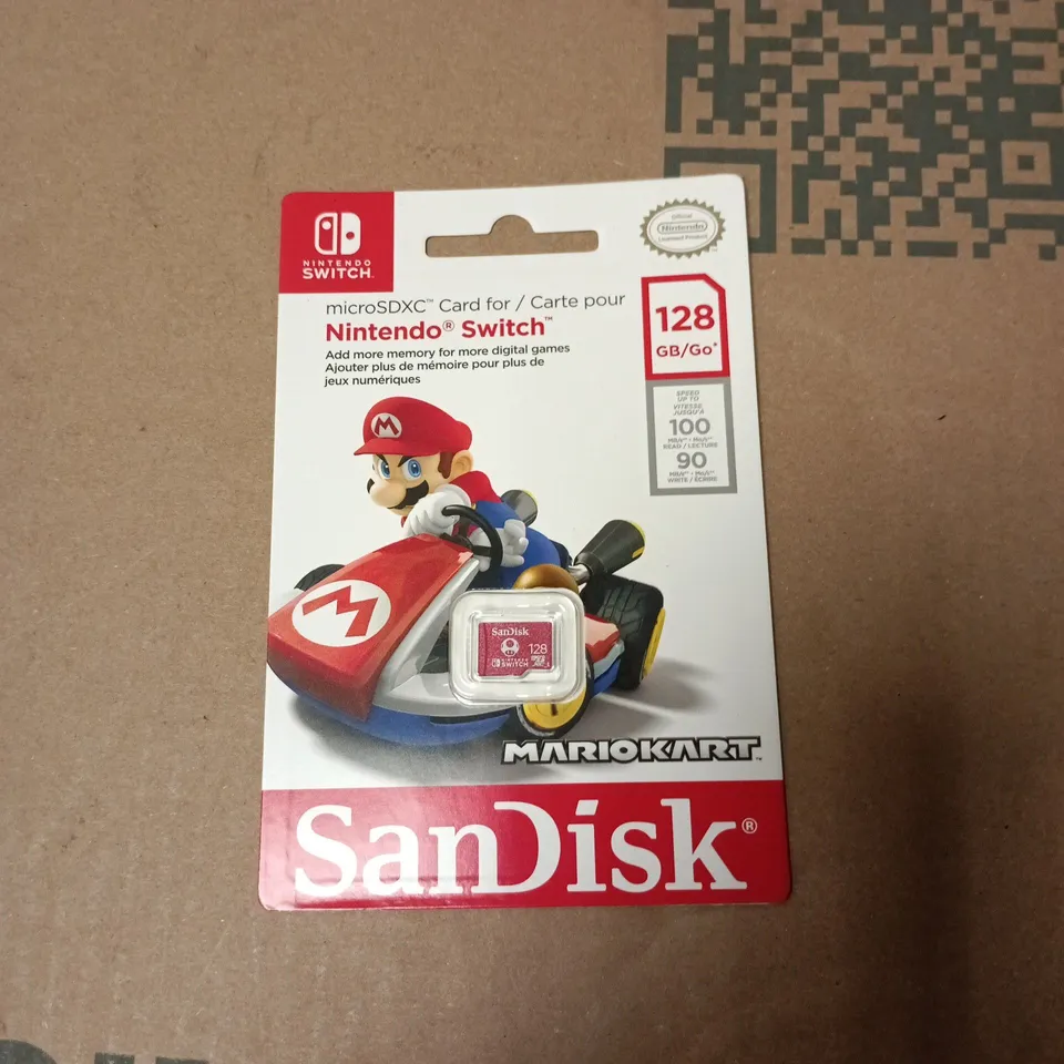 SANDISK MICROSDXC CARD FOR NINTENDO SWITCH – 128GB