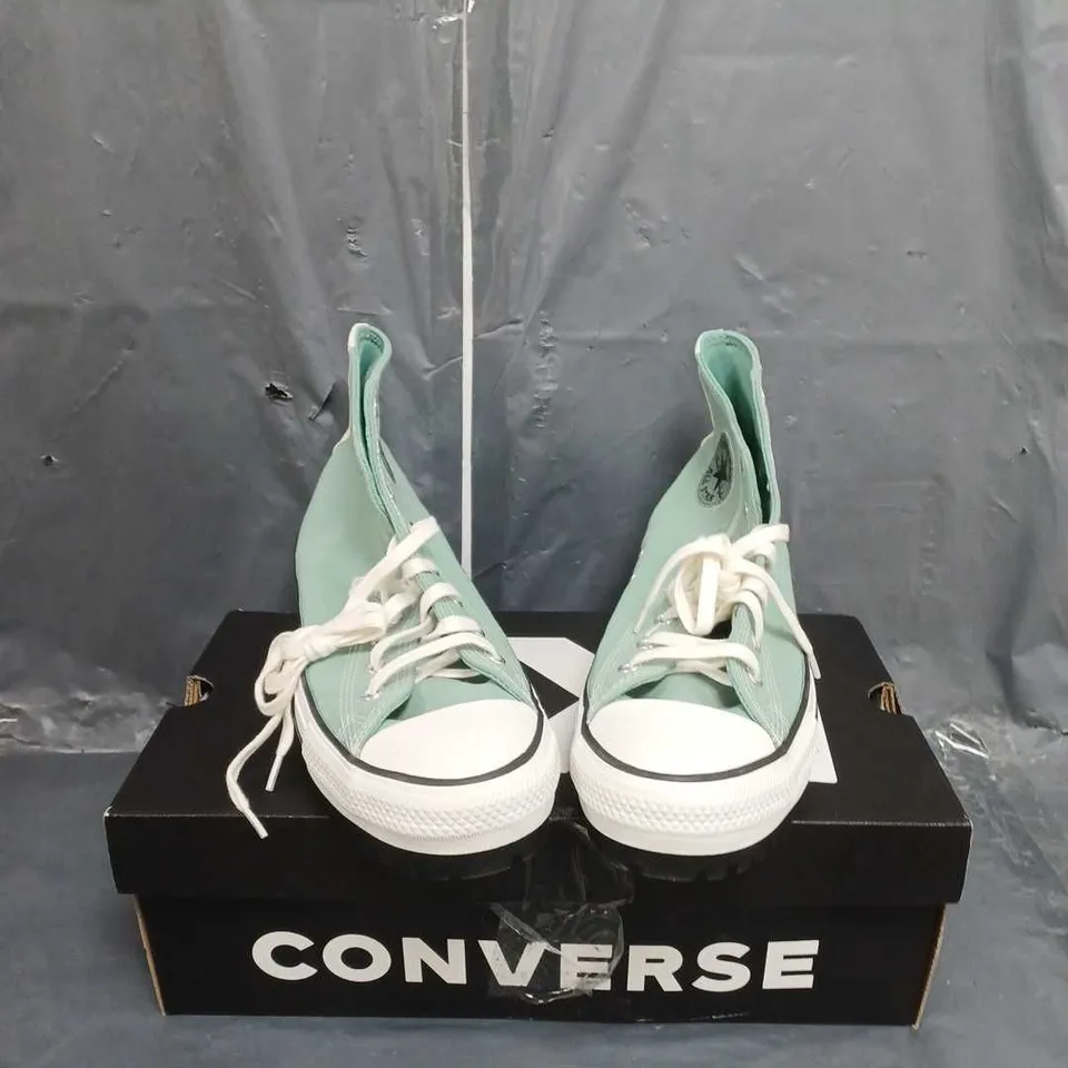 BOXED CONVERSE HIGH TOP TRAINERS SIZE 8