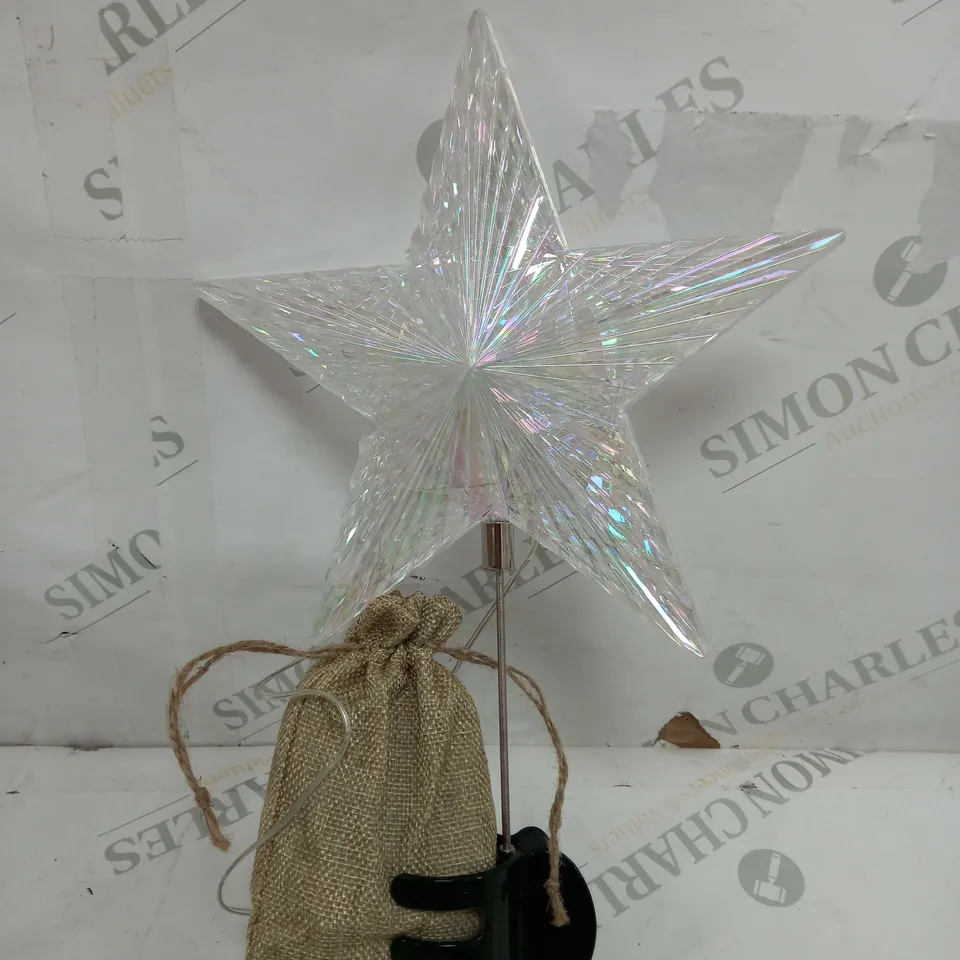 BOXED LIGHT UP TREE TOPPING STAR