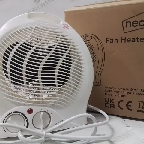BOXED NEO FAN HEATER IN WHITE