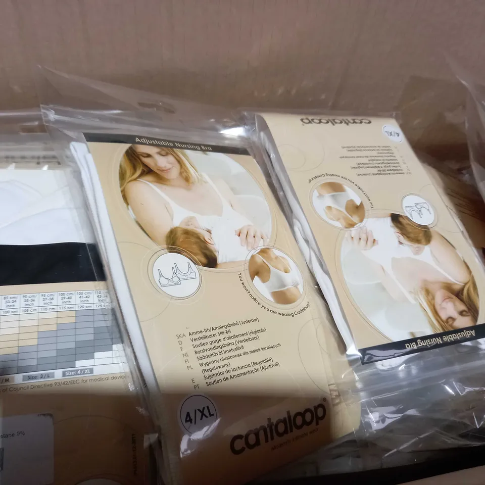 TYTEX CANTALOOP ADJUSTABLE NURSING BRA XL WHITE APPROX. 50pc