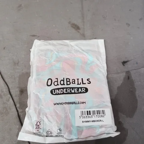 ODDBALLS SHIMMY-M BOXER UNDERWEAR – UK L