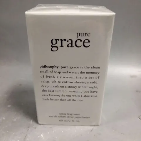 BOXED AND SEALED PHILOSOPHY PURE GRACE EAU DE TOILETTE 60ML