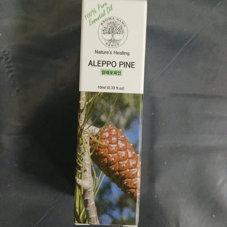 APPROXIMATELY 25 PCS AROMA NAMU ALEPPO PINE ESSENTIAL OIL 100% ORGANIC, 10ML – MADE IN KOREA