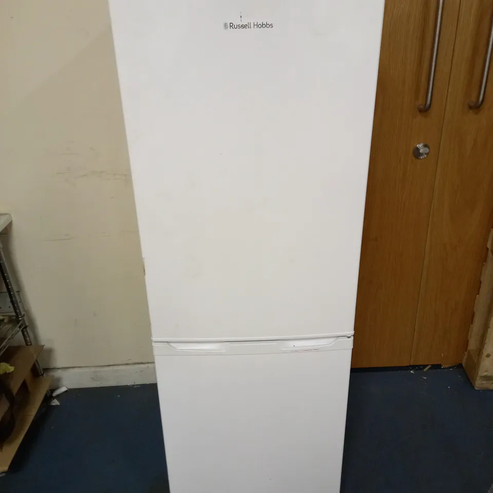 RUSSELL HOBBS LOW FROST FRIDGE FREEZER, 113L FRIDGE, 61L FREEZER - WHITE (50CM WIDE, 145CM HIGH)- collection only