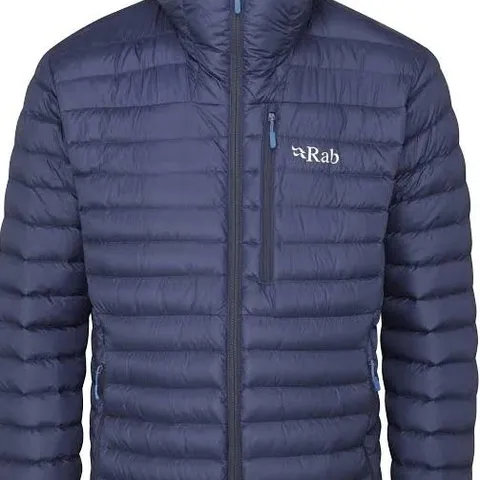 BRAND NEW RAB MICROLIGHT JACKET INK SIZE XLG