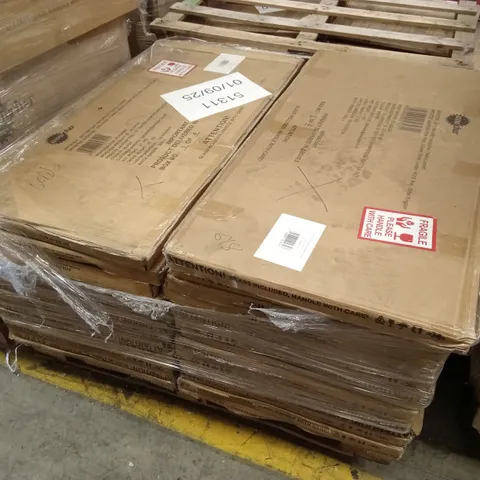 PALLET OF ASSORTED INCOMPLETE RATTAN OUTDOOR FURNITURE SETS, PARTS ONLY