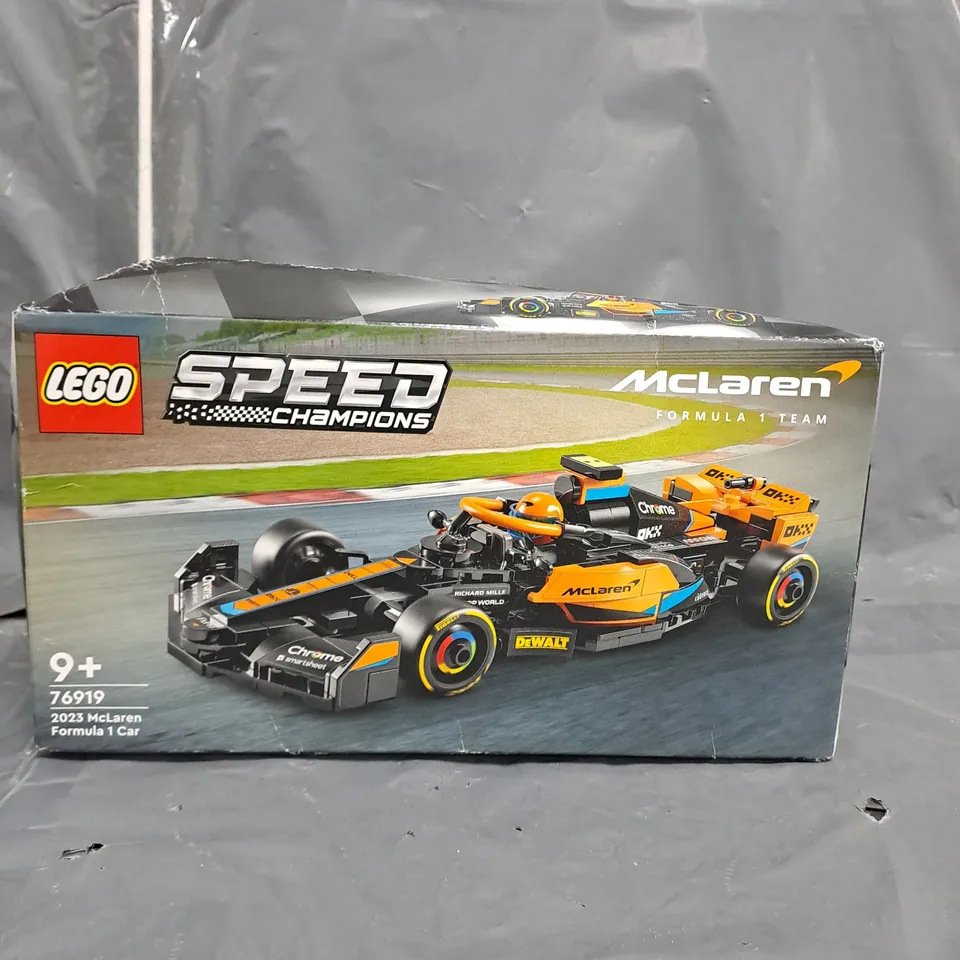 LEGO SPEED CHAMPION 2023 MCLAREN F1 RACE CAR - 76919