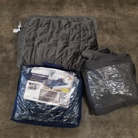 PALLET CONTAINING ASSORTED WEIGHTED BLANKETS
