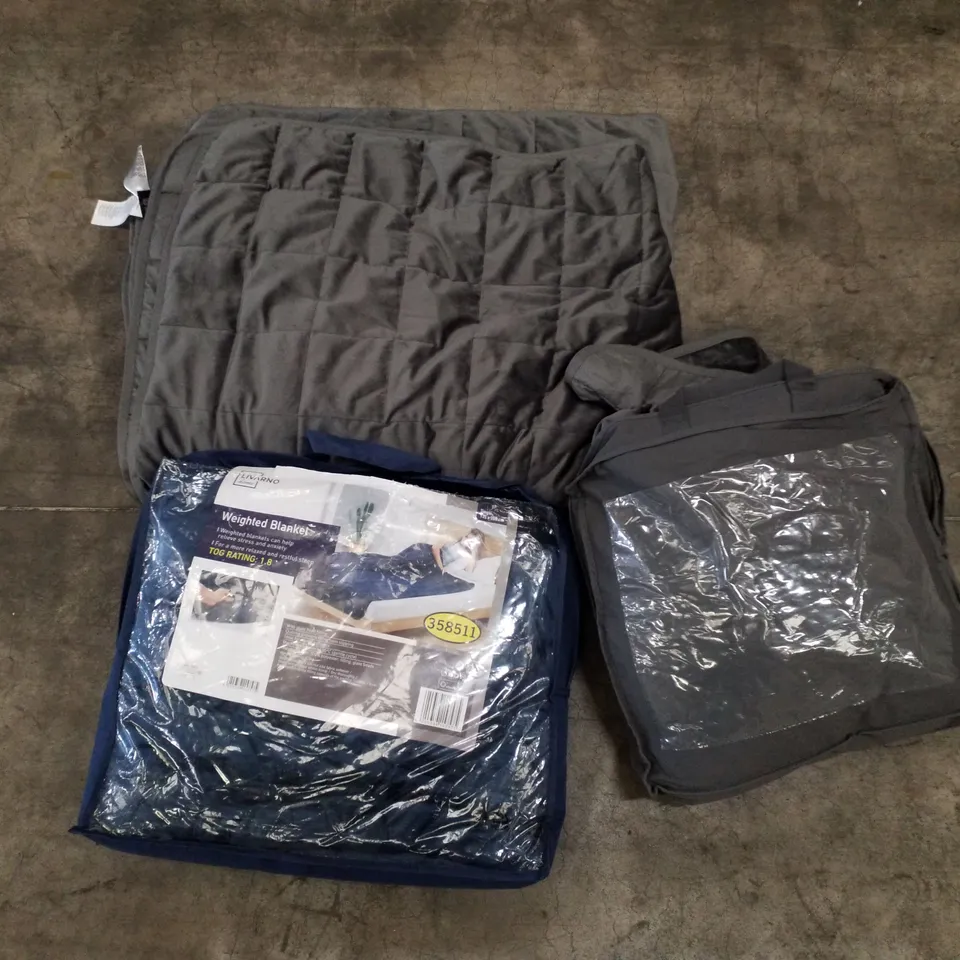 PALLET CONTAINING ASSORTED WEIGHTED BLANKETS