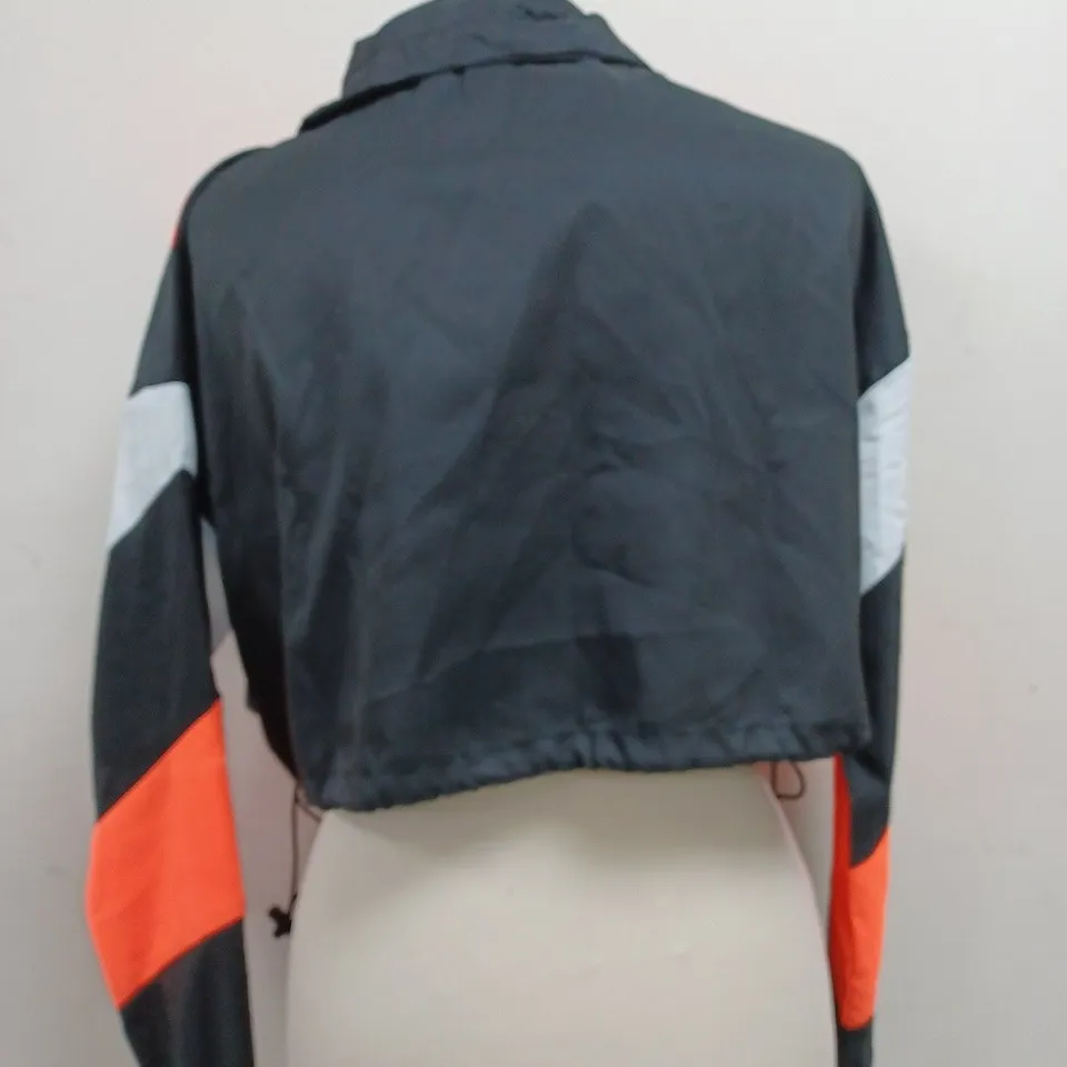 PLT ORANGE & BLACK CONTRACT JACKET - SIZE 6
