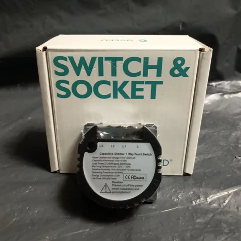 BSEED SOCKET & SWITCH - CAPACITIVE DIMMER 1 WAY TOUCH SWITCH