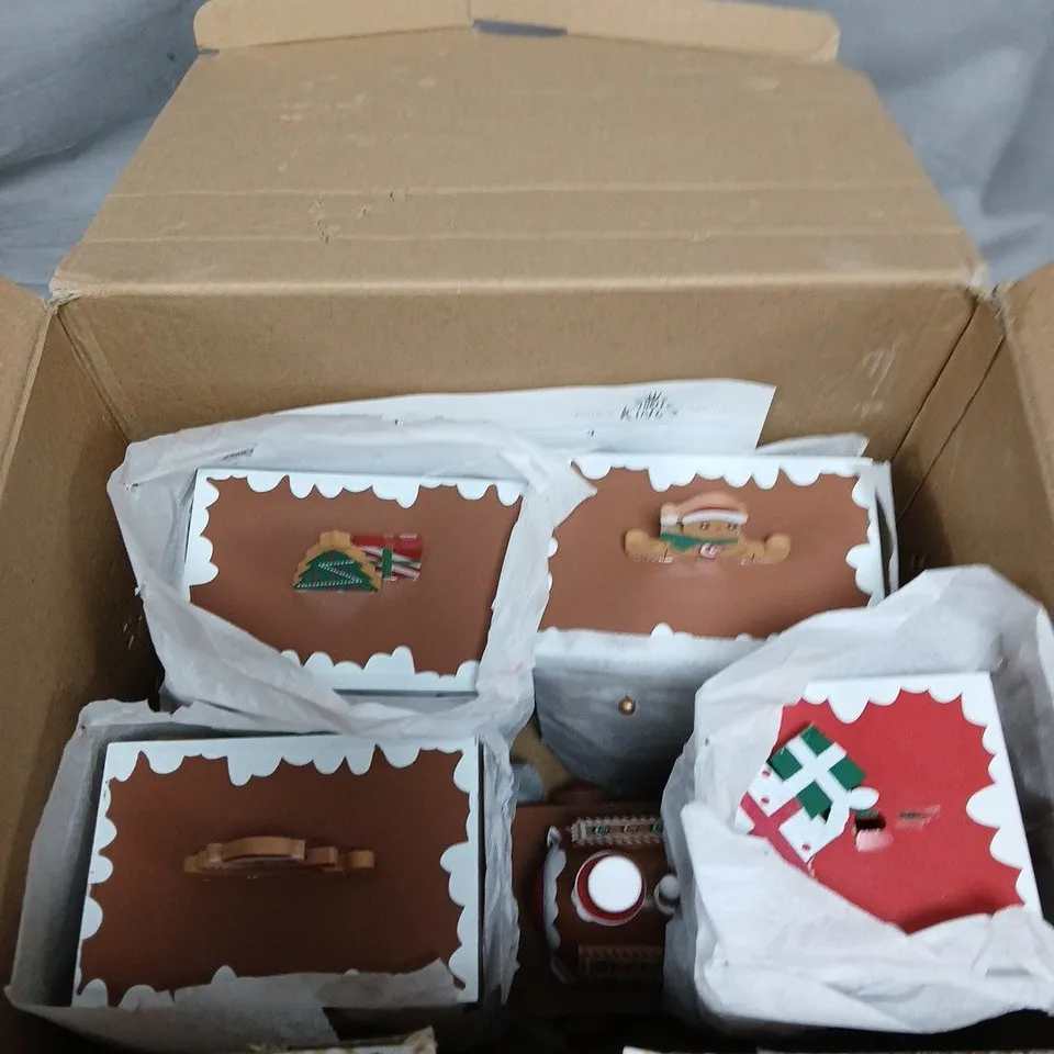 BOXED THREE KINGS GINGERBREAD TRAIN LIGHT UP ADVENT CALENDAR RRP £29.99