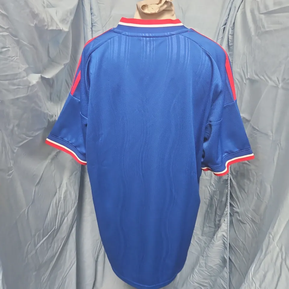 MANCHESTER UNITED FC AWAY JERSEY IN BLUE - UK L