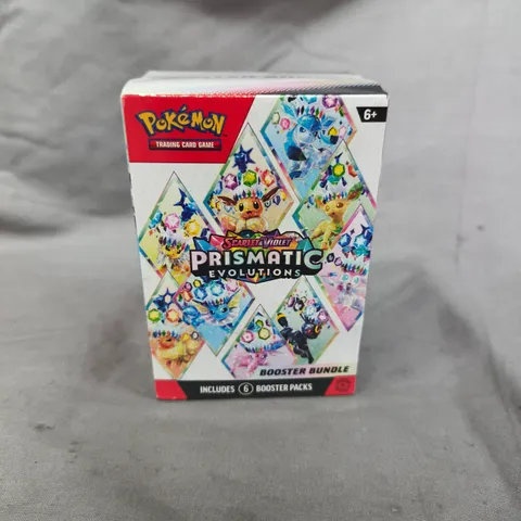 SEALED POKEMON TRADING CARD GAME BOOSTER BUNDLE - PRISMATIC EVOLUTIONS (SCARLET & VIOLET) – 6 BOOSTER PACKS