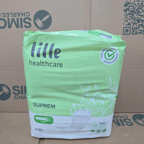 LILLE HEALTHCARE SUPREM LIGHT INCONTINENCE PADS – 30-PACK