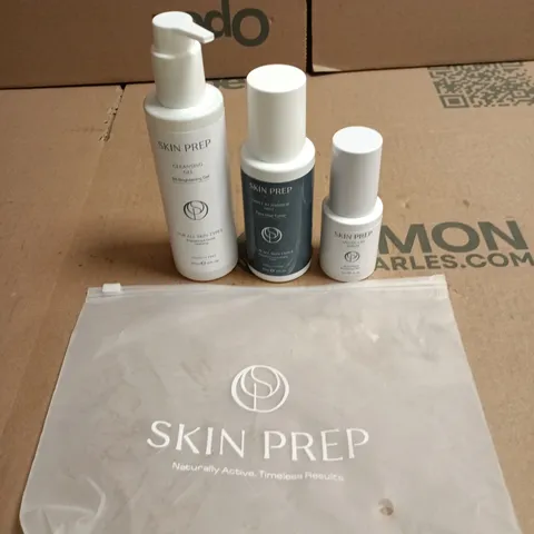 Skin Prep Skincare Set – Cleansing Gel, Serum & Moisturiser