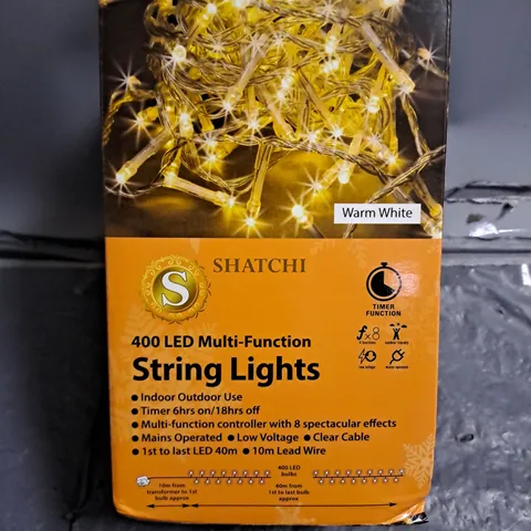 SHATCHI 400 LED MULTI-FUNCTION STRING LIGHTS