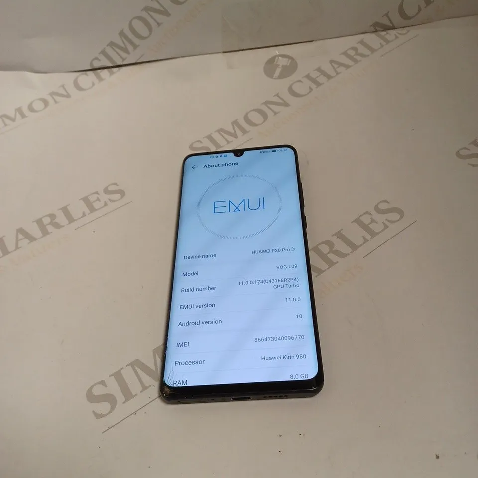 HUAWEI P30 PRO MODEL VOG-L09