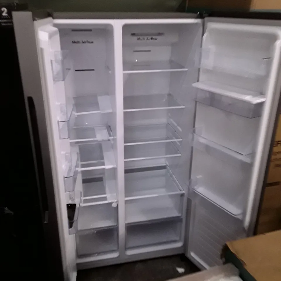 FRIDGEMASTER MS91520DES 90CM WIDE SIDE BY SIDE, AMERICAN STYLE FRIDGE FREEZER